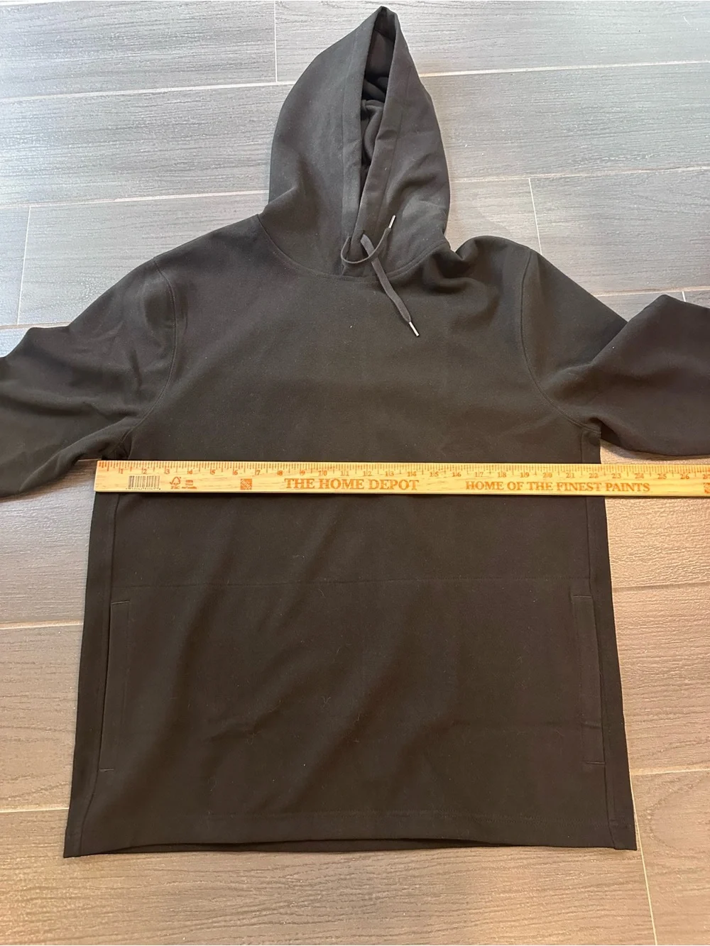 J. Crew Black Seaboard Hoodie Pullover Sweatshirt